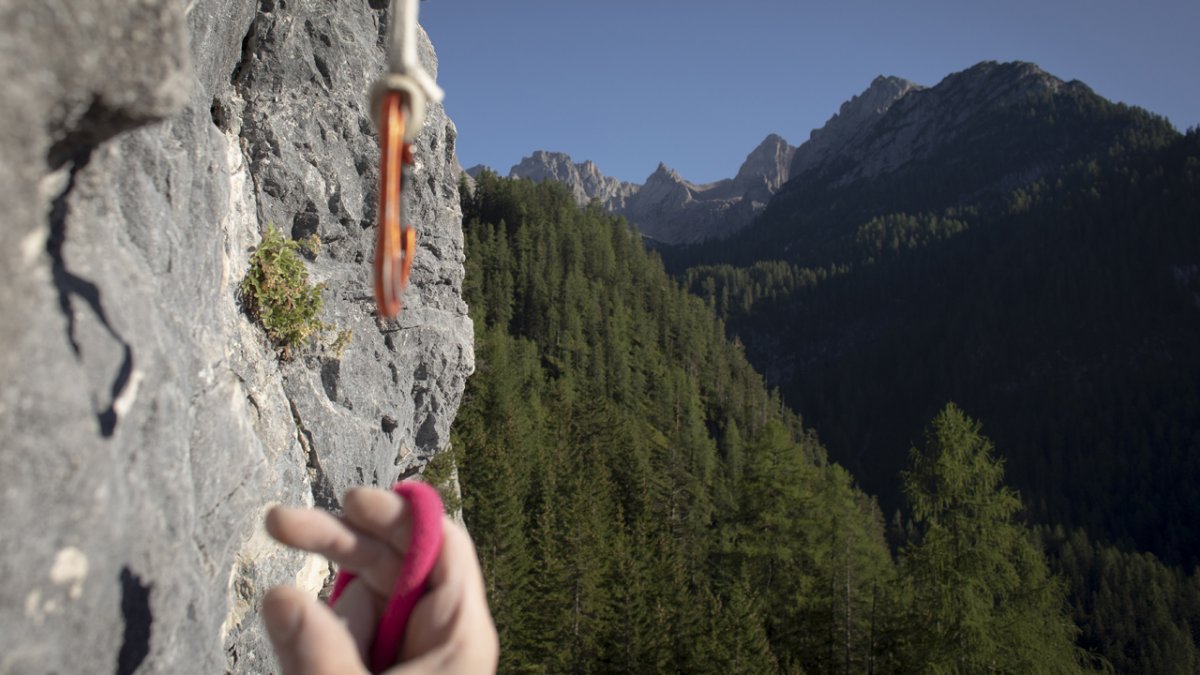 Klettergarten Dolomitenhütte , © Tirol Werbung / Frank Stolle