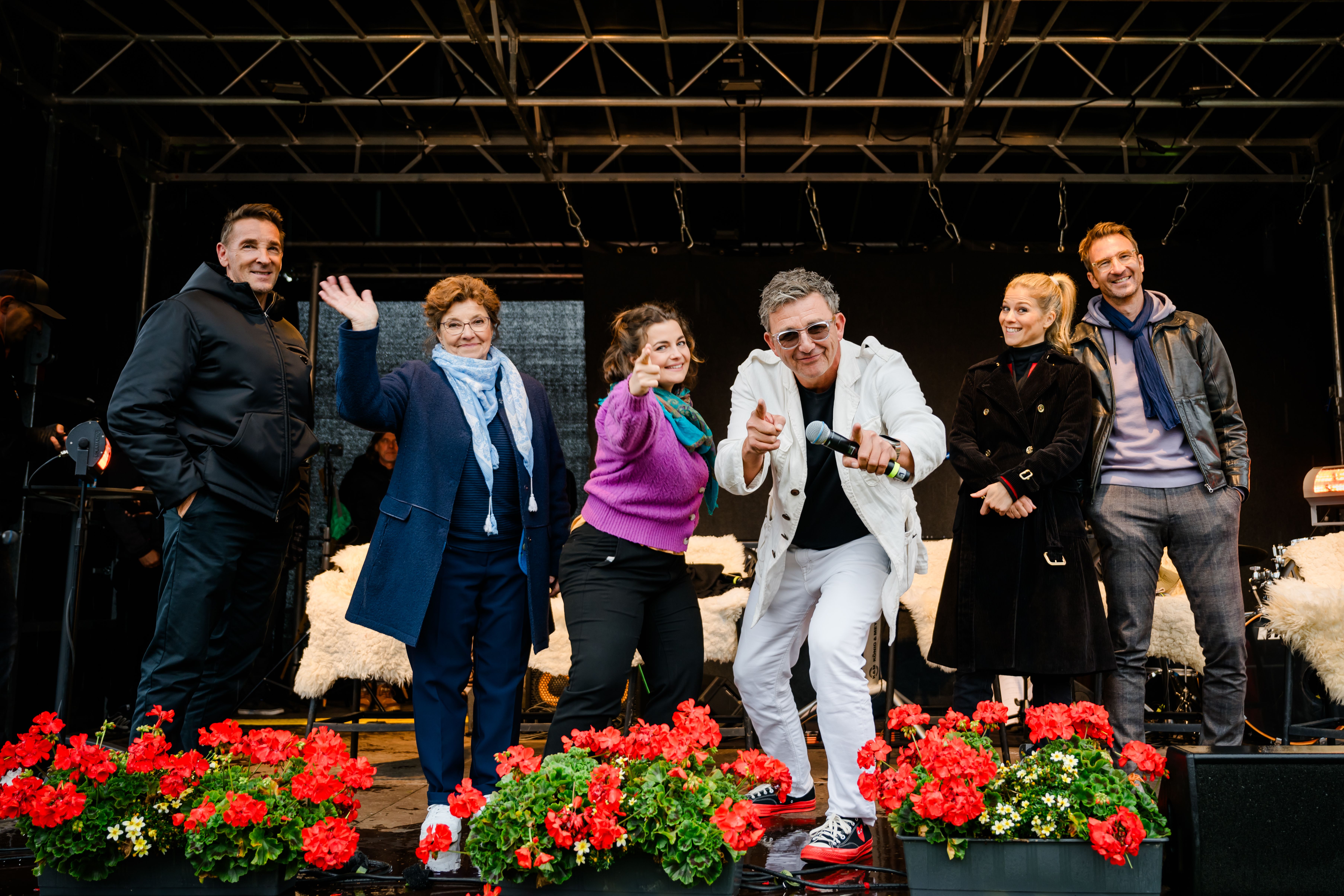 Bergdoktor Bergfest, Schauspieler auf der Bühne