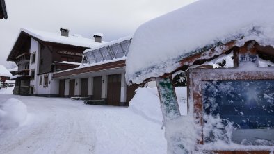 Zufahrt Haus Winter