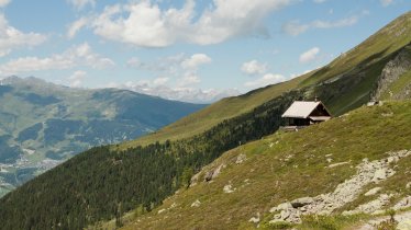 Blick auf die Anton-Renk-Hütte, © Tirol Werbung/Eva Thöni