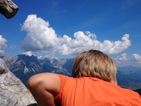 Kraxeln mit kaiserlichem Panorama