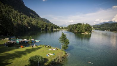 Reintalersee_Strand Fischerstube_Foto Alpbachtal T