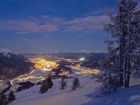 Ausblick vom Rangger Köpfl auf Innsbruck
