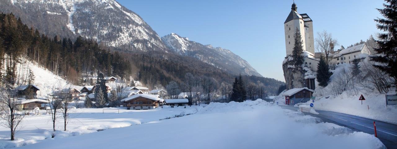 Winterwanderung zur Wallfahrtskirche Mariastein, © Kitzbüheler Alpen - Hohe Salve