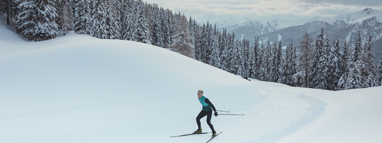 Langlaufen in Obertilliach, © Tirol Werbung / Katharina Poblotzki 