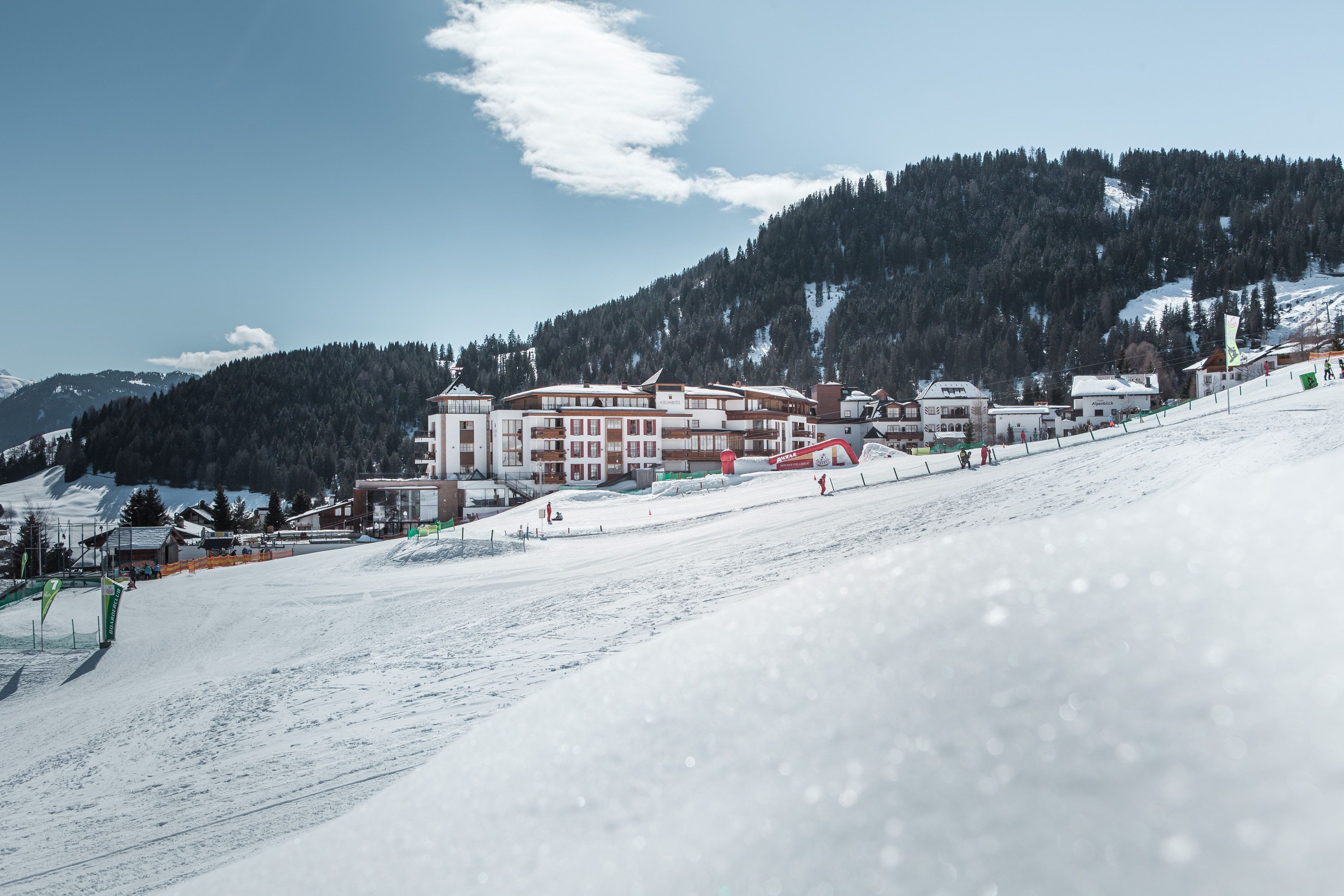 Das Schlosshotel Fiss im WInter