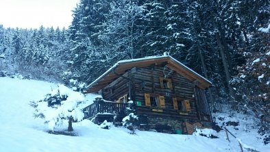 Brandhütte Winter