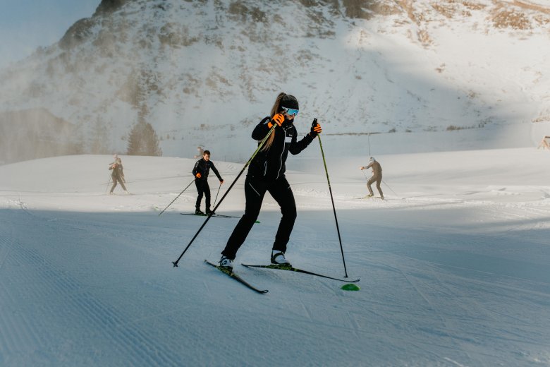 Das Wetter spielt auch bei unserem Probelauf für den Hindernisparcours mit.