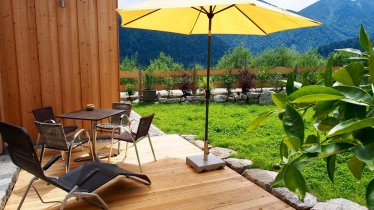 Almflair Chalet Thiersee - Terrasse im Sommer 2, © Werlberger