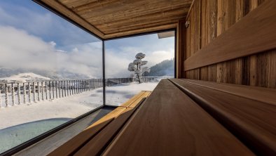 Sauna in Altholz mit Glasfront