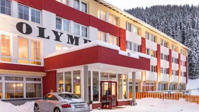 Eingang Hotel Olympia Winter