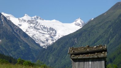 Blick auf den Gletscher im Sommer (2)