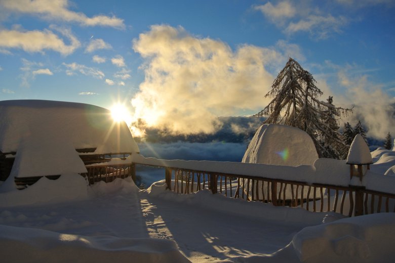 Vinzenz Biedner Hütte Sonnenterrasse, © Vinzenz Biedner Hütte - Ludwig Neumair