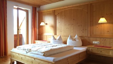 Schlafzimmer mit Doppelbett, © Fam. Klingler