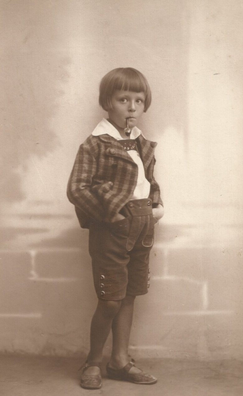 Otto Grünmandl (1924&ndash;2000) mit 7 Jahren.
, © Privat, Aglaja Spitaler/Florian Grünmandl