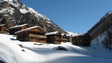 Almdorf Oberstalleralm im Winterschlaf, © Gutwenger