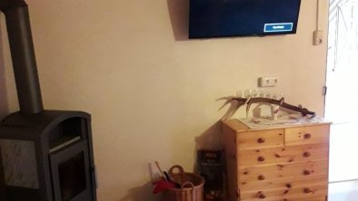 Flat Screen TV im Wohn-, und Esszimmer