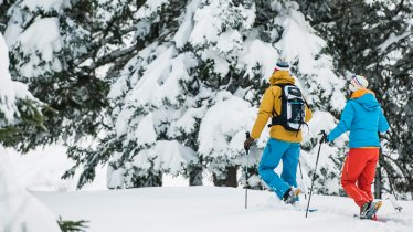 Schneeschuhwanderung Auffangalm Richtung Seblasspitze, © Stubai Tirol/Andre Schönherr