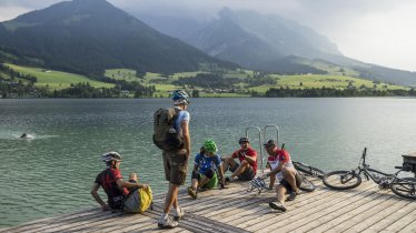 Drei-Kaiser-Rundtour: Streckenabschnitt am Walchsee, © Tirol Werbung/Peter Neusser