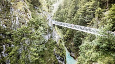 Brücke über die Geisterklamm in Leutasch, © Olympiaregion Seefeld, Mathäus Gartner