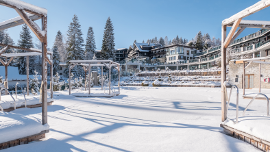 Naturbadesee im Winter, © Sacher Alpin Resort Seefeld