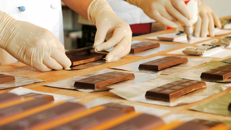 Schokoladenherstellung, © Alpinadruck
