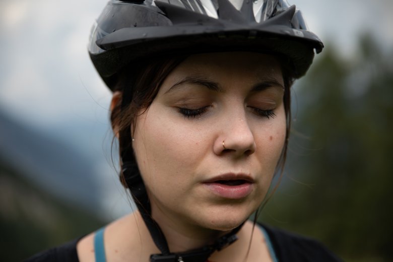 Mountainbike-Close-up