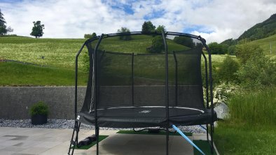 Trampolin Sommerterrasse