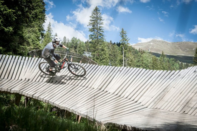 Wallrides und Holzüberfahrten sorgen für Abwechslung.