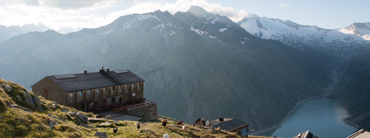 Olpererhütte im Zillertal, © Tirol Werbung/Jens Schwarz