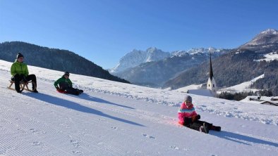 Schlitten fahren