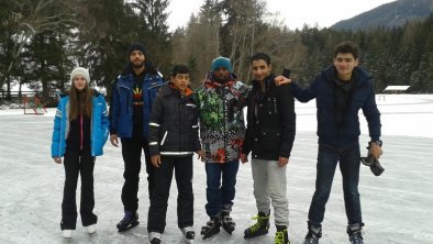 Eislaufen am Piburgersee