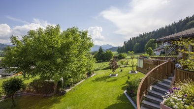 Ausblick und Garten