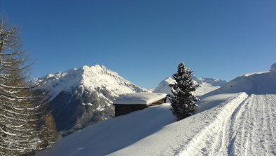 Weg zur (nat)UrHütta auf der Gampe