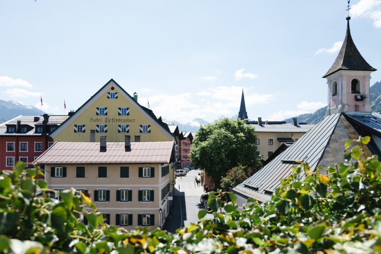 Blick auf Kitzbühel. Die ehemaligen Grenz- und Bergbaustadt ist heute die weltberühmte Gamsstadt., © Maria Kirchner
