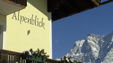Alpenblick mit Zugspitze