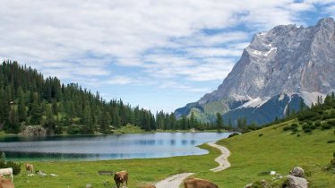 Seebensee, im Hintergrund die Zugspitze, © Tirol Werbung/Markus Jenewein