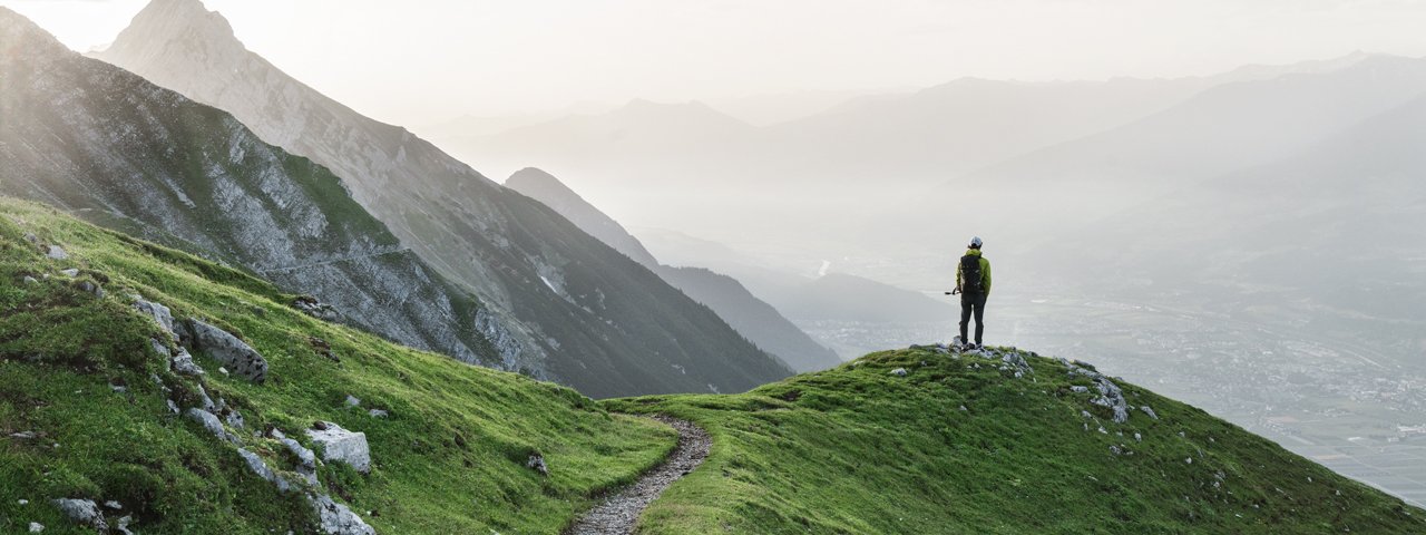 Das Highlight am Adlerweg: Der Goetheweg hoch über dem Inntal