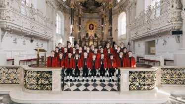 Die Sängerknaben in „ihrer“ Kirche, der Wiltener Basilika. © morefeatures
