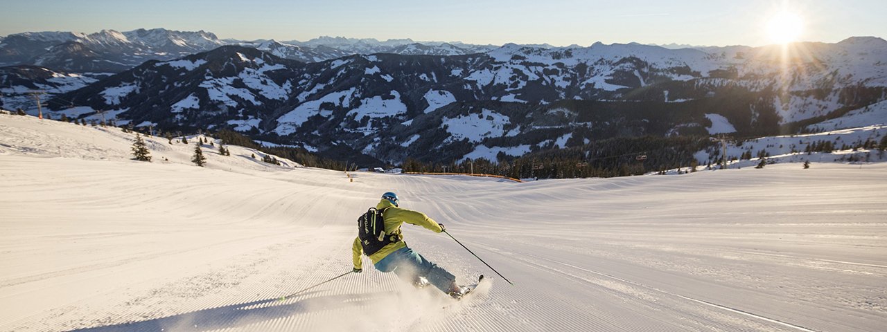 Breite Piste ohne Gedränge: Ski Opening Wildschönau 2021, © Ski Juwel Alpbachtal Wildschönau