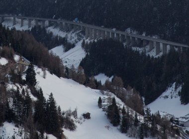 Die Autobahn im Wipptal.
