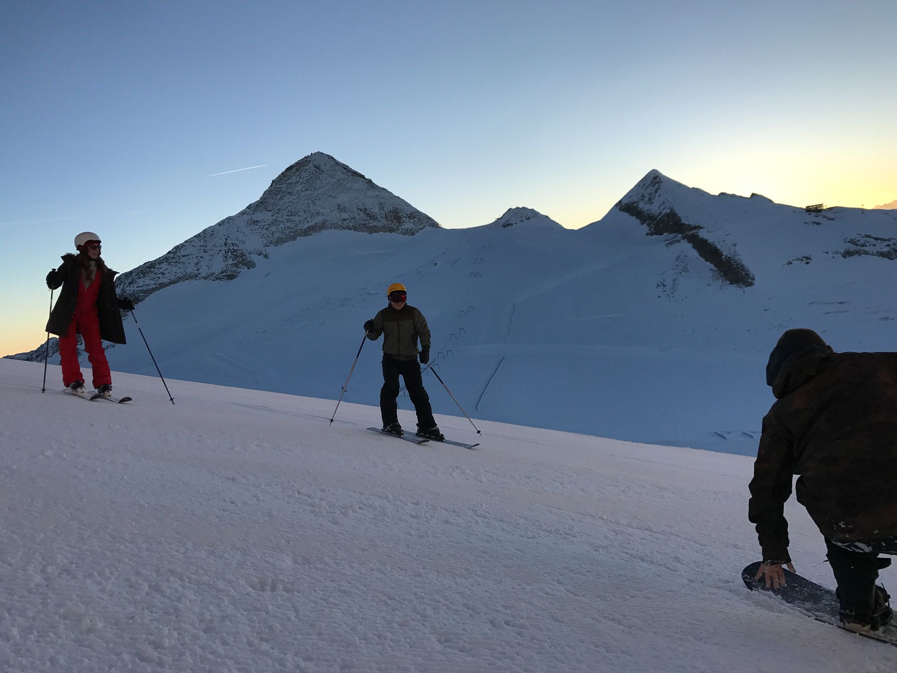 Dreharbeiten am Hintertuxer Gletscher, Musikvideo zu Perfect von Ed Sheeran