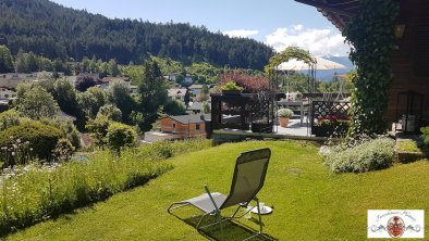 Ausblick Garten - Landhaus Bianca