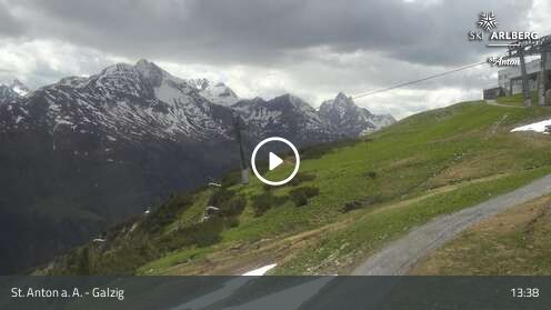 Webcam Galzig Bergstation