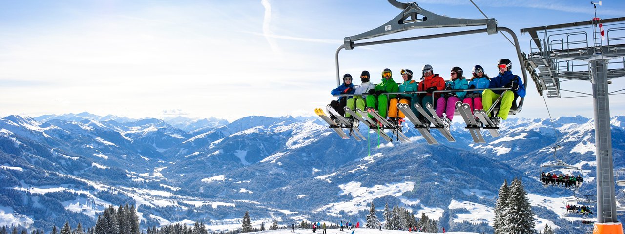 Skifahren in der Skiwelt Wilder Kaiser Brixental, © Christian Kapfinger