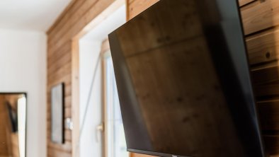 Flat TV im Hauptschlafzimmer.