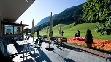 Blick von der Hotelterrasse, © Hotel Bergland