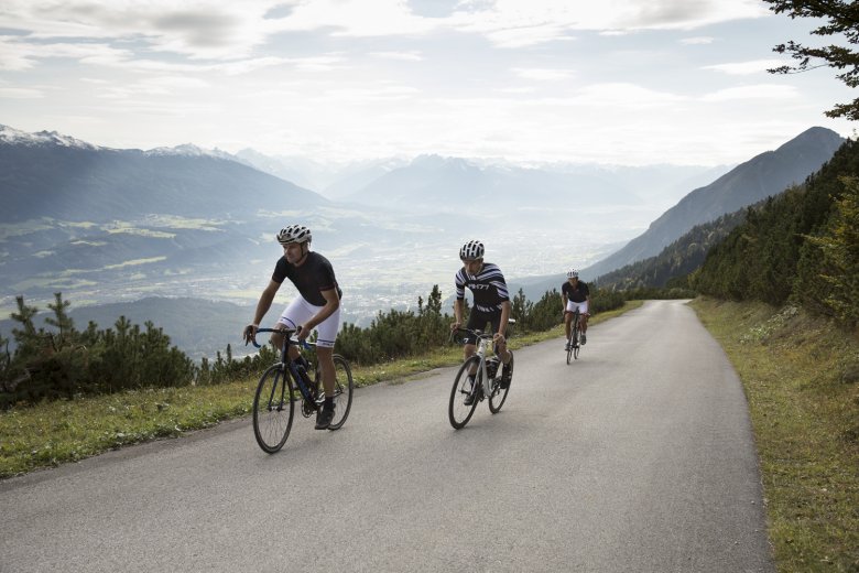 Teil der Route ist die sehr steile Mautstra&szlig;e Richtung Hinterhornalm.