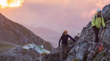 Hoch über Innsbruck: Das Klettertestival findet auf der Nordkette statt, © Innsbruck Tourismus / Christian Vorhofer