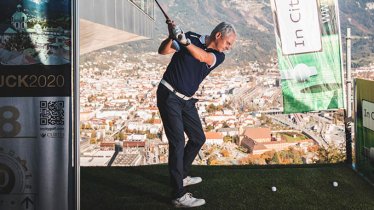 In City Golf 2024 bringt den 18-Loch-Parcours mitten in die Innsbrucker Altstadt, © Curtes Sportevents Marketing